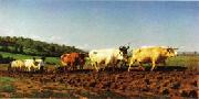 Plowing in the Nivernais;the dressing of the vines Rosa Bonheur